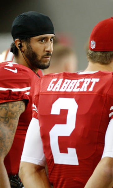 Kaepernick will sit through anthem until there's change